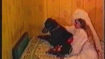 1990s bestiality porn featuring stunning slim prostitutes