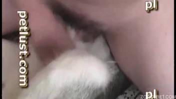 Guy boastfully screwing his aroused beast in front of the camera