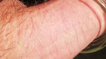 Guy's bare dick gets wrecked by alluring bugs