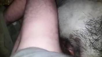 Dude violently fucking a horny animal from behind