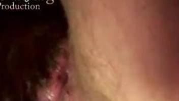 Close-up featuring dripping pussies and hairy cocks