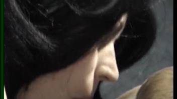 Stunning ladies with their extremely aroused canines