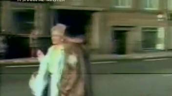 Steamy vintage clip featuring outdoor animal sex